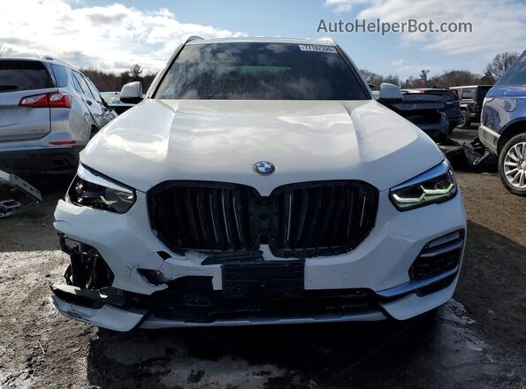 5UXCR6C0XM9E05612 2021 BMW X5 White Widok z przodu