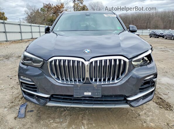 5UXCR6C0XM9F01093 2021 BMW X5 Charcoal Вид спереду
