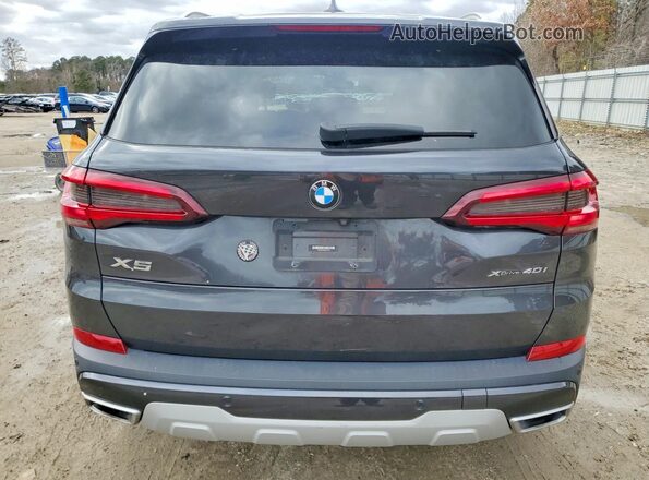 5UXCR6C0XM9F01093 2021 BMW X5 Charcoal Вид ззаду
