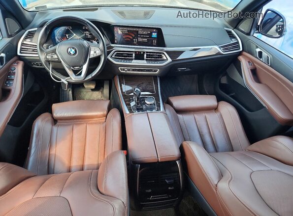 5UXCR6C0XM9F01093 2021 BMW X5 Charcoal Вид панелі приладів