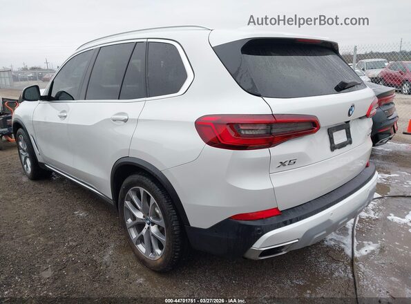 5UXCR6C51KLL25320 2019 BMW X5 White Rear left