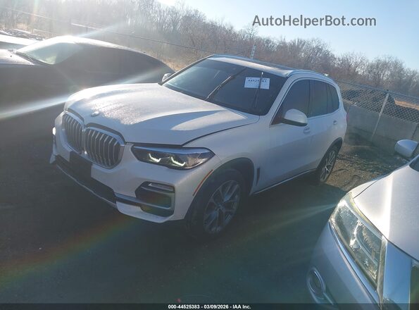 5UXCR6C56KLL38189 2019 BMW X5 White Передня ліва чверть