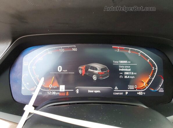 5UXCR6C58KLL03301 2019 BMW X5 Black 
