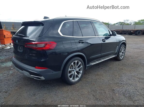 5UXCR6C58KLL23659 2019 BMW X5 Black Задня права чверть