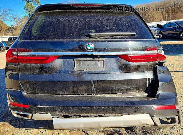 5UXCW2C00M9E88095 2021 BMW X7 Black Widok z tyłu