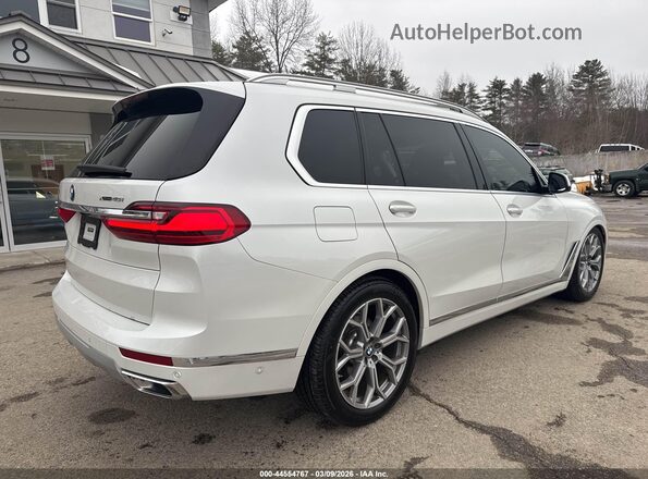 5UXCW2C00M9H53341 2021 BMW X7 Белый Задняя правая четверть