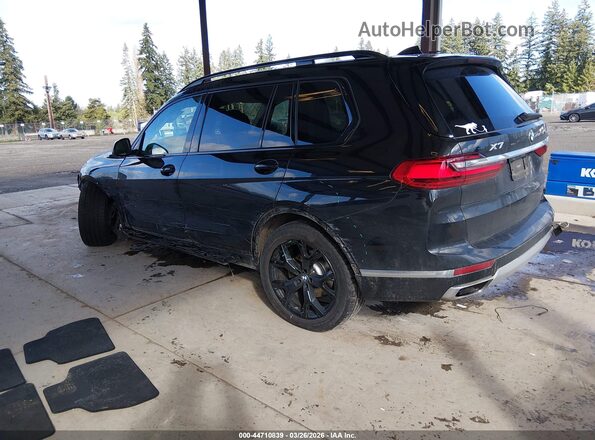 5UXCW2C02M9G63818 2021 BMW X7 Black Հետևի ձախ