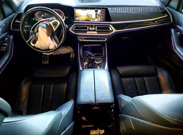 5UXCW2C03N9K70165 2022 BMW X7 Black Вид панелі приладів
