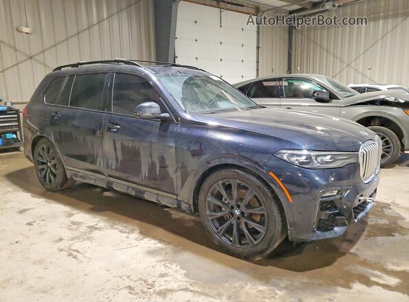 5UXCW2C05M9E59532 2021 BMW X7 Black Front right