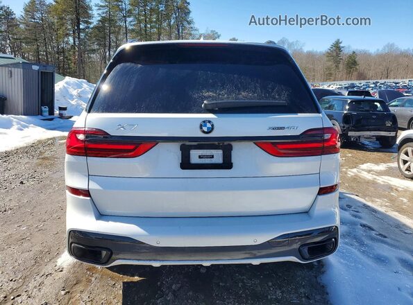5UXCW2C05M9F59016 2021 BMW X7 White Հետևի տեսք