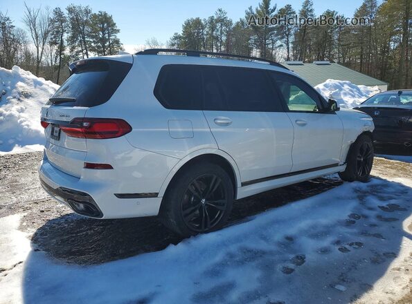 5UXCW2C05M9F59016 2021 BMW X7 White Հետևի աջ