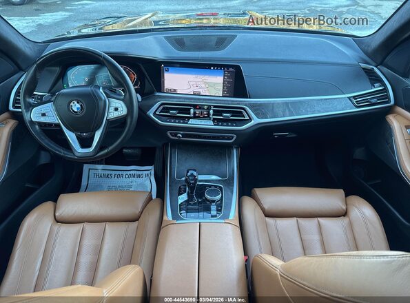 5UXCW2C06M9E81989 2021 BMW X7 Black Widok z przodu