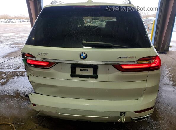 5UXCW2C06M9H07142 2021 BMW X7 White Rear view