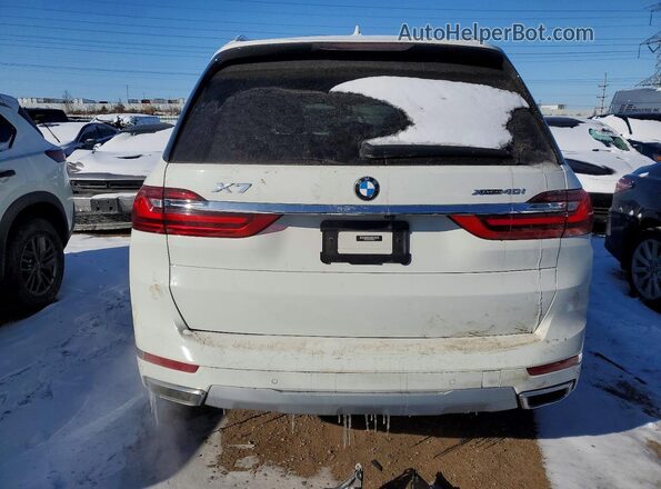 5UXCW2C06M9H09313 2021 BMW X7 White Vista trasera