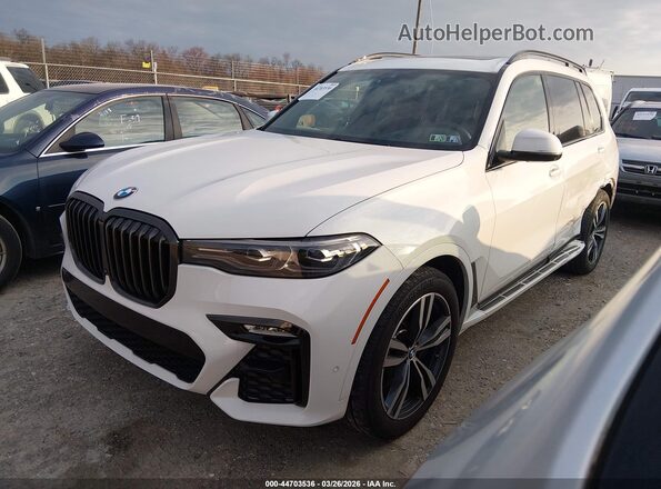 5UXCW2C07M9E63260 2021 BMW X7 White Przód lewy