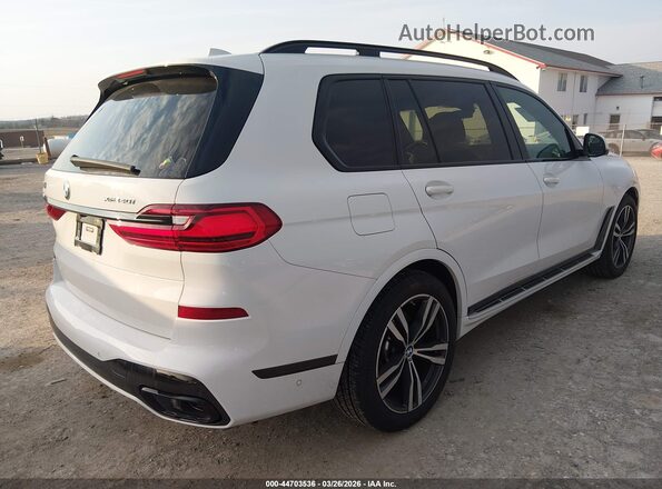 5UXCW2C07M9E63260 2021 BMW X7 White Tył prawy