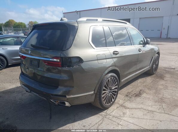 5UXCW2C08M9D77567 2021 BMW X7 Gray Задня права чверть