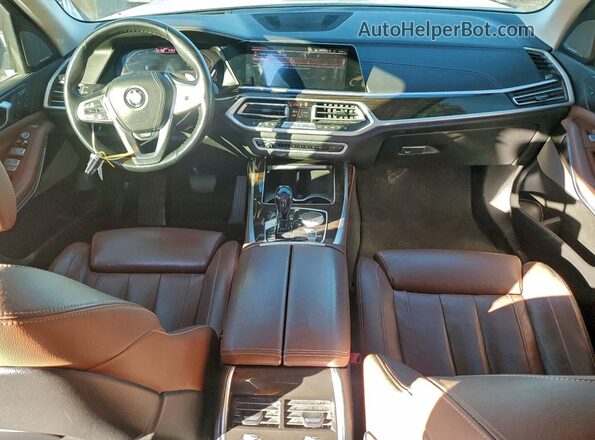 5UXCW2C08M9G34307 2021 BMW X7 Black Dashboard view