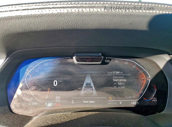 5UXCW2C08M9G34307 2021 BMW X7 Black Instrument cluster view