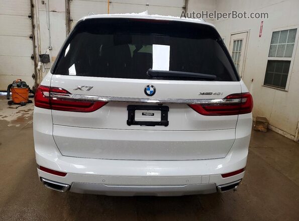 5UXCW2C08N9K75457 2022 BMW X7 White Widok z tyłu