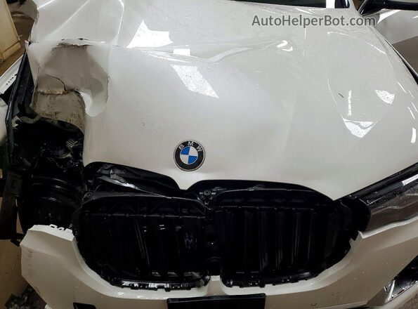 5UXCW2C08N9K75457 2022 BMW X7 White Widok komory silnika