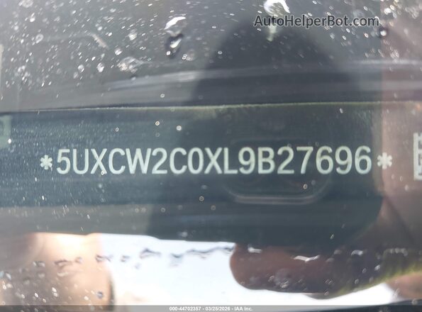 5UXCW2C0XL9B27696 2020 BMW X7 Black 