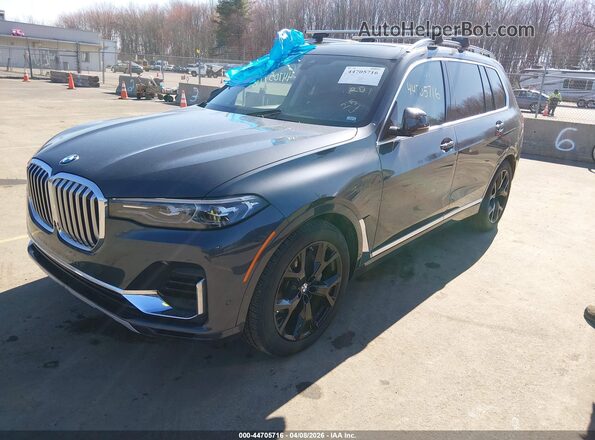 5UXCW2C0XM9E79081 2021 BMW X7 Blue Առջևի ձախ երեք քառորդ տեսարան