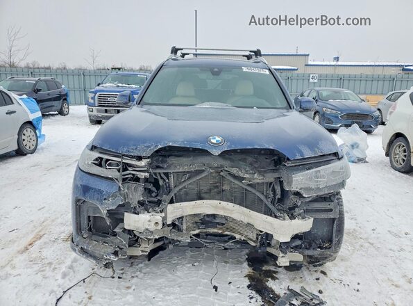 5UXCW2C0XM9H27488 2021 BMW X7 Blue Դիմացի տեսք