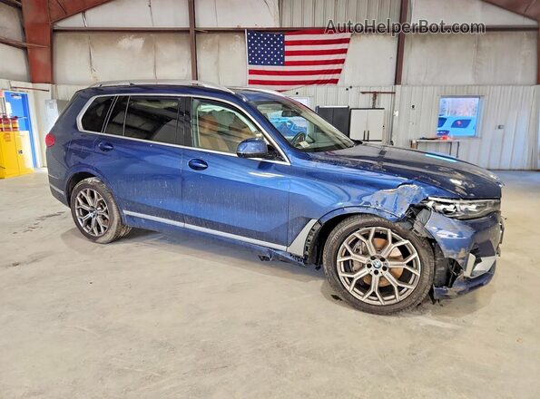 5UXCW2C0XN9L34024 2022 BMW X7 Синий Передняя правая четверть