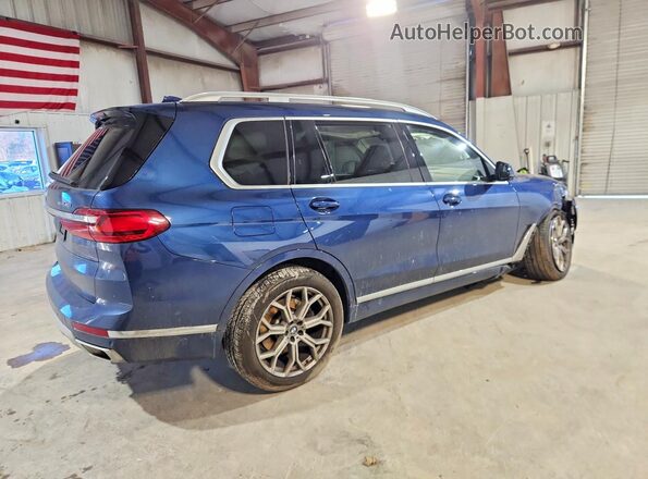 5UXCW2C0XN9L34024 2022 BMW X7 Синий Задняя правая четверть