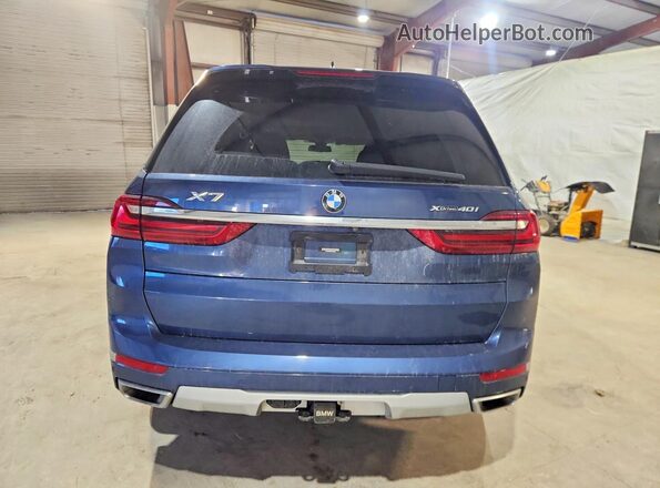 5UXCW2C0XN9L34024 2022 BMW X7 Синий Вид сзади