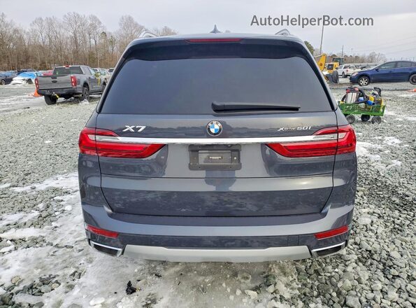 5UXCX4C53KLS38304 2019 BMW X7 Gray უკანა ხედი