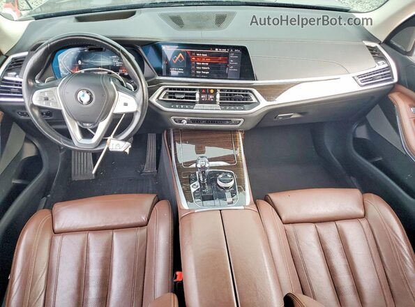 5UXCX4C53KLS38304 2019 BMW X7 Gray წინა პანელის ხედი