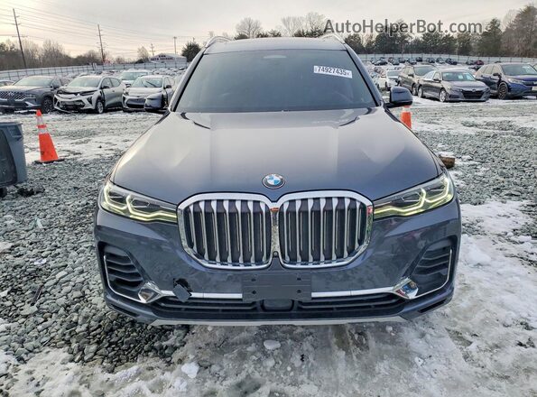 5UXCX4C53KLS38304 2019 BMW X7 Gray წინა ხედი