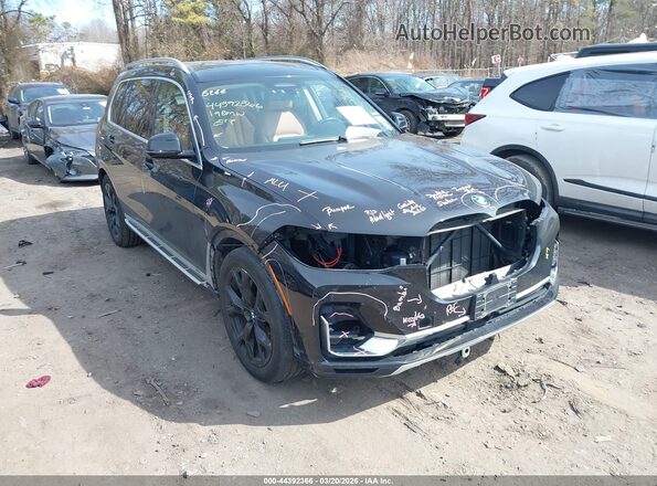 5UXCX4C58KLS36774 2019 BMW X7 Black წინა ხედი