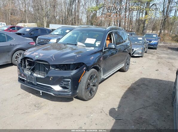 5UXCX4C58KLS36774 2019 BMW X7 Black წინა მარცხენა ხედი სამი მეოთხედიდან