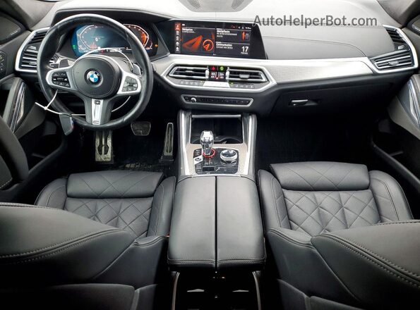 5UXCY6C02P9R45119 2023 BMW X6 Black Widok deski rozdzielczej