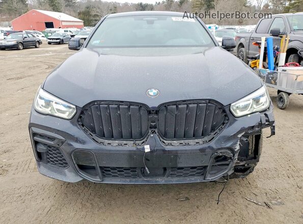 5UXCY6C02P9R45119 2023 BMW X6 Black Widok z przodu