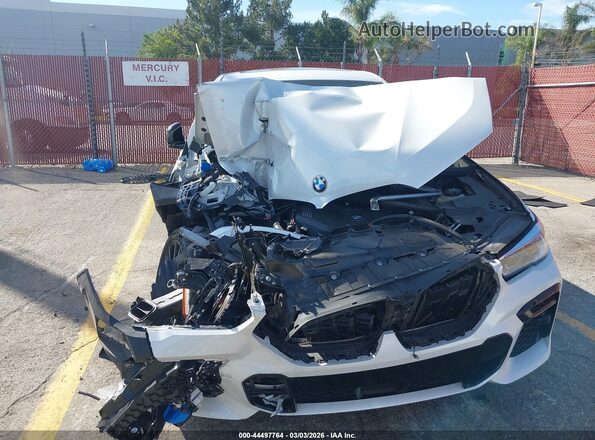 5UXCY6C06N9M73245 2022 BMW X6 White 