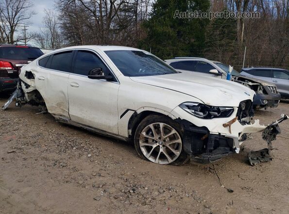 5UXCY6C09N9L19841 2022 BMW X6 White Передня права чверть