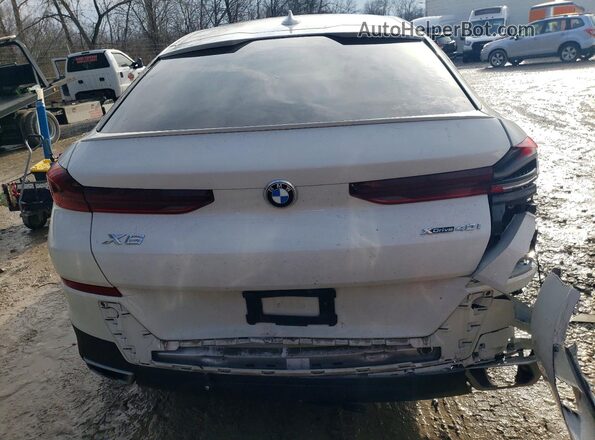 5UXCY6C09N9L19841 2022 BMW X6 White Вид ззаду