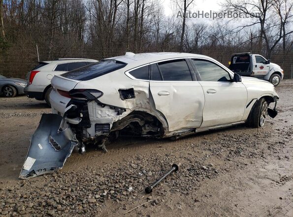 5UXCY6C09N9L19841 2022 BMW X6 White Задня права чверть