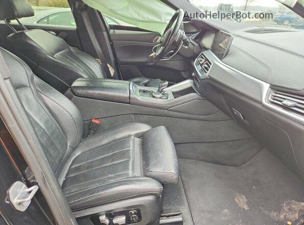 5UXCY6C0XL9C72500 2020 BMW X6 Black Widok wnętrza z przodu