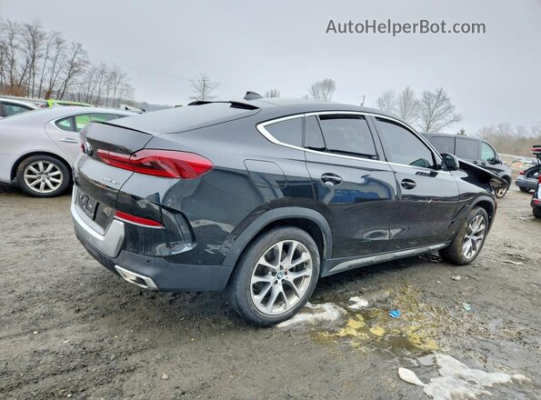 5UXCY6C0XL9C72500 2020 BMW X6 Black Tył prawy