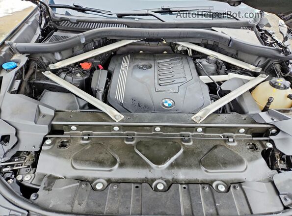 5UXCY6C0XL9C72500 2020 BMW X6 Black Widok komory silnika