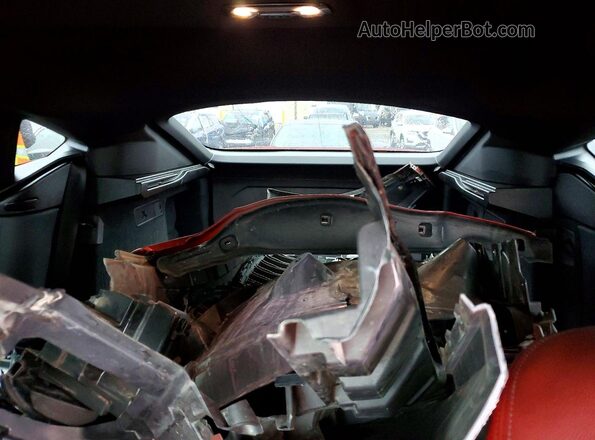 5UXCY6C0XN9L66098 2022 BMW X6 Red Vista de los asientos traseros