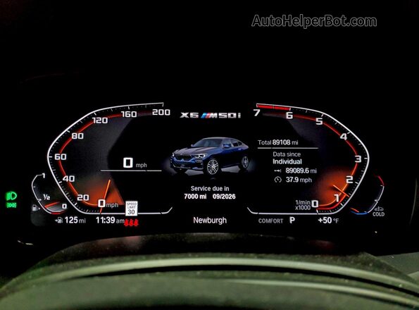 5UXCY8C02M9D91025 2021 BMW X6 Blue 