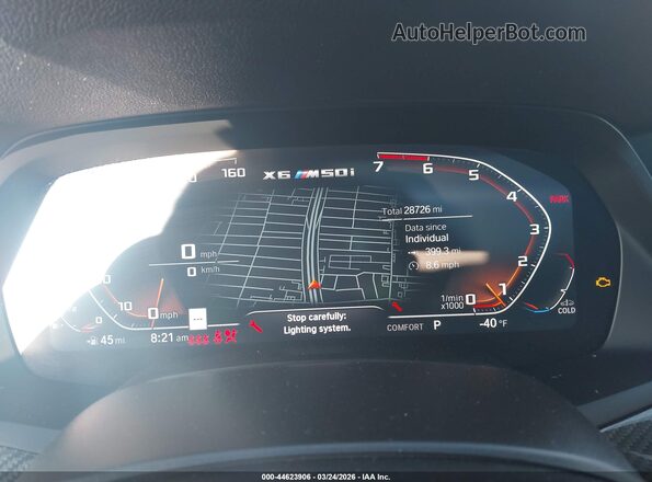 5UXCY8C03P9R79663 2023 BMW X6 Green 