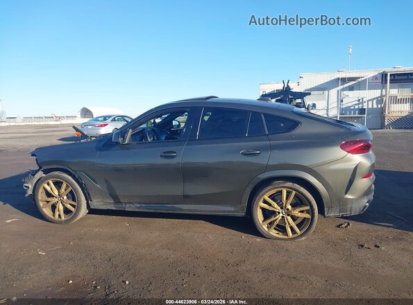 5UXCY8C03P9R79663 2023 BMW X6 Green 