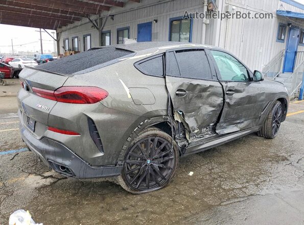 5UXCY8C06L9D64568 2020 BMW X6 Gray Rear right